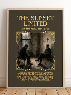 The Sunset Limited Minimalist Book Poster by Cormac Mccarthy – image 2