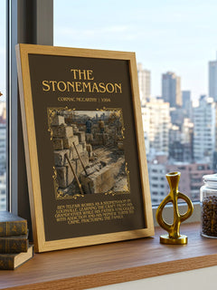 The Stonemason Minimalist Book Poster by Cormac Mccarthy – image 3