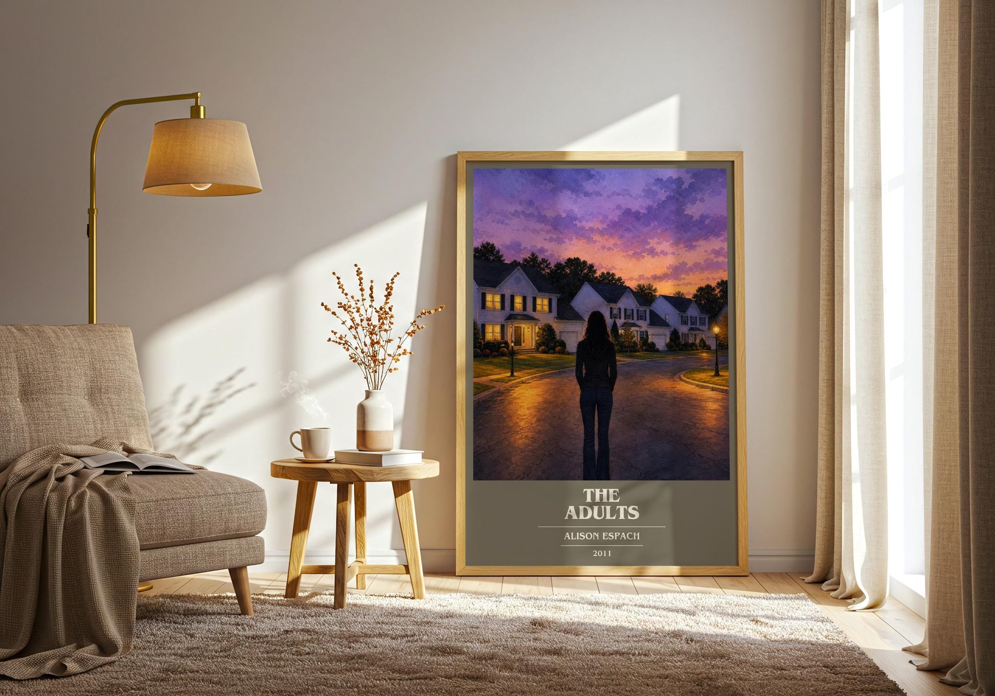 The Adults Book Cover Poster by Alison Espach