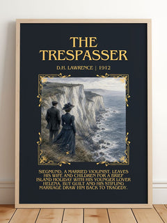 The Trespasser Minimalist Book Poster by D.H. Lawrence – image 2