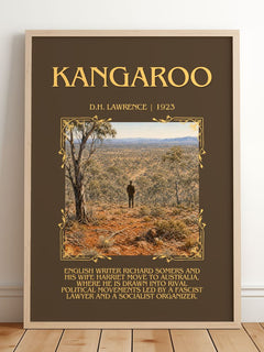 Kangaroo Minimalist Book Poster by D.H. Lawrence – image 2