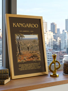 Kangaroo Minimalist Book Poster by D.H. Lawrence – image 3