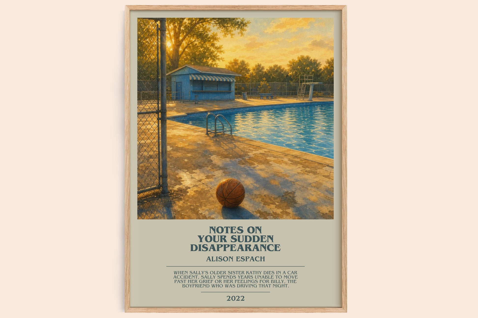 Notes On Your Sudden Disappearance Bookish Wall Art by Alison Espach