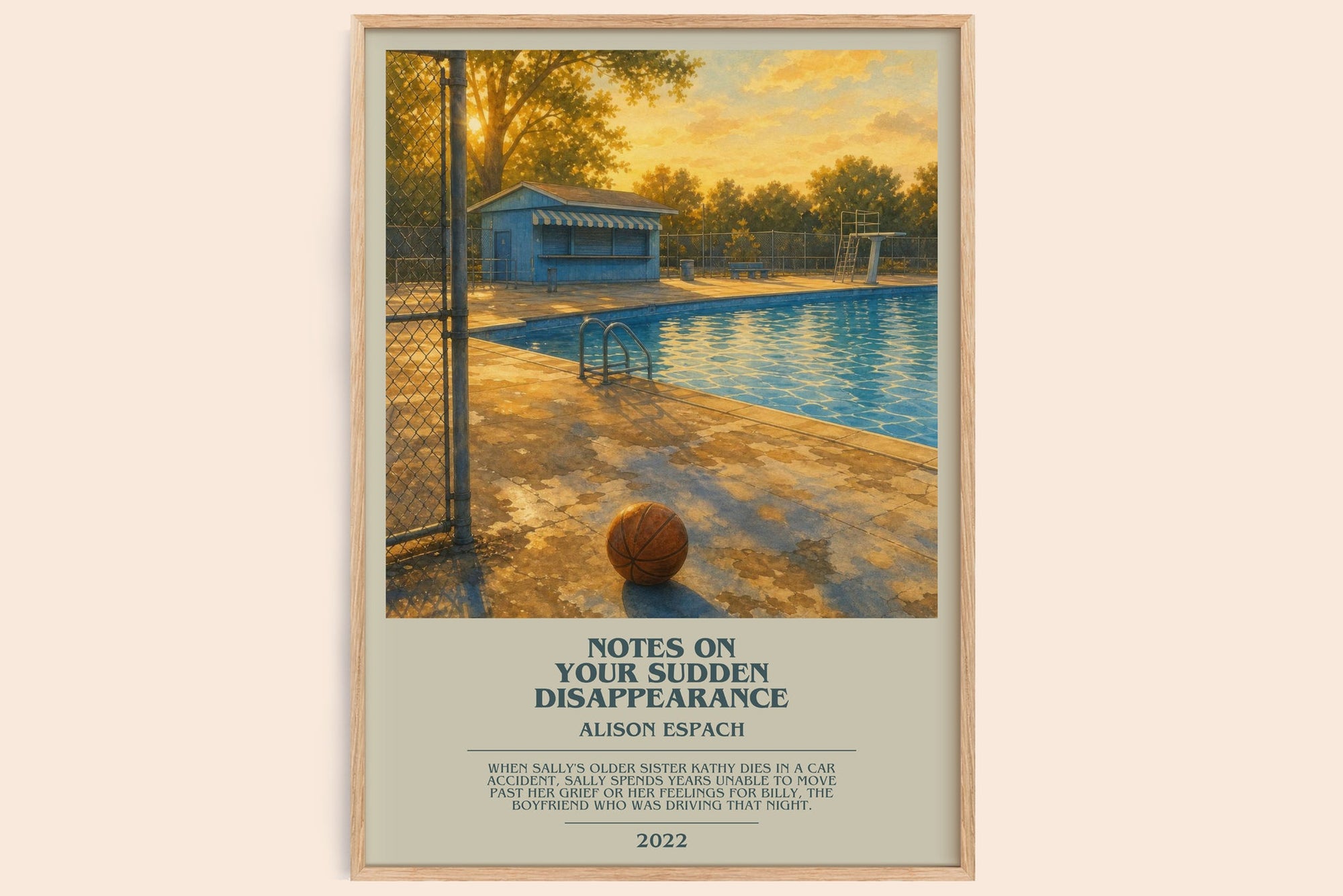 Notes On Your Sudden Disappearance Bookish Wall Art by Alison Espach