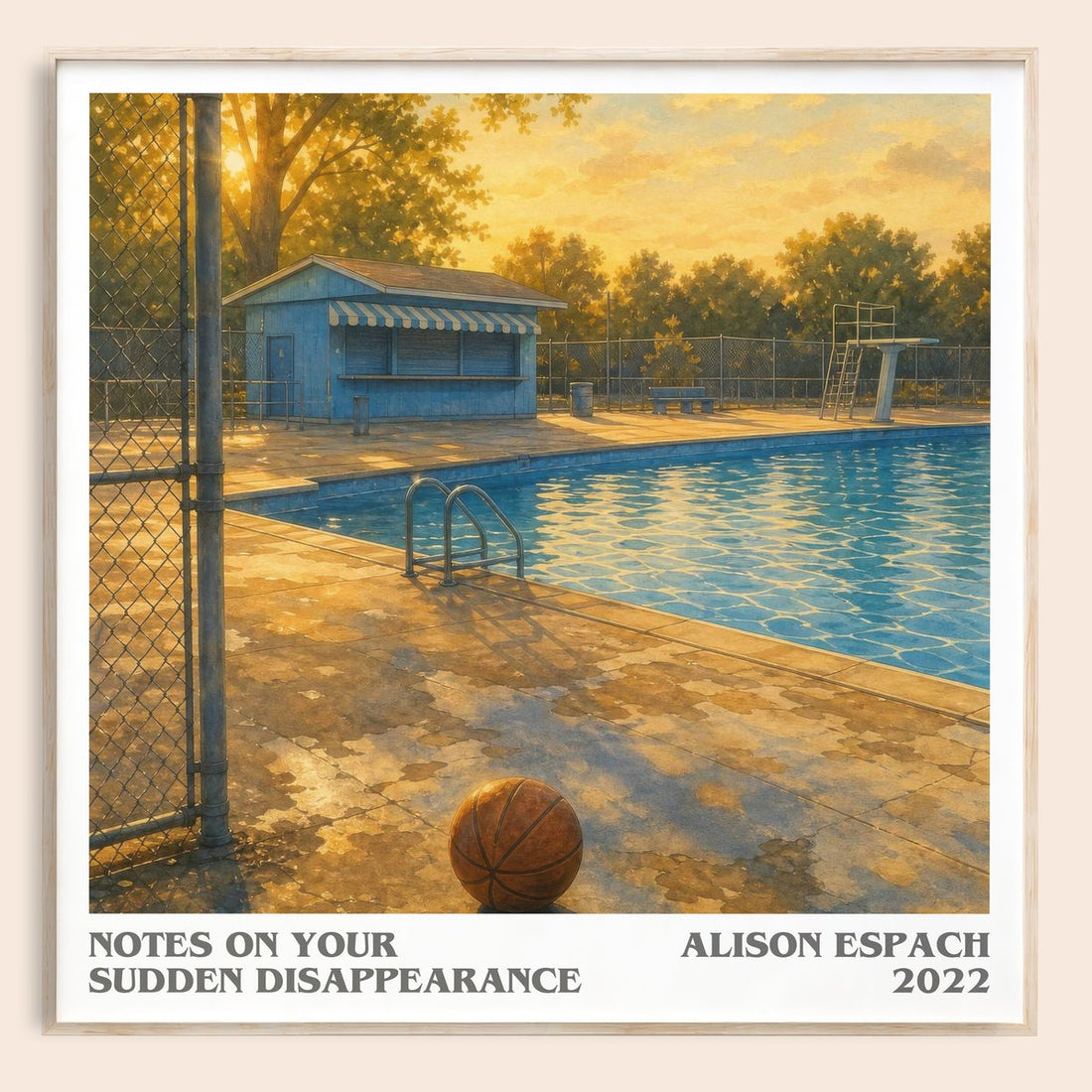 Notes On Your Sudden Disappearance Literary Art Print by Alison Espach