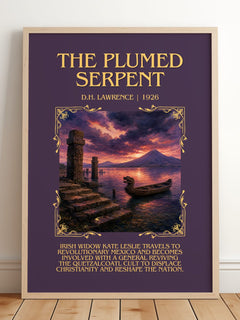 The Plumed Serpent Minimalist Book Poster by D.H. Lawrence – image 2