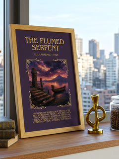 The Plumed Serpent Minimalist Book Poster by D.H. Lawrence – image 3