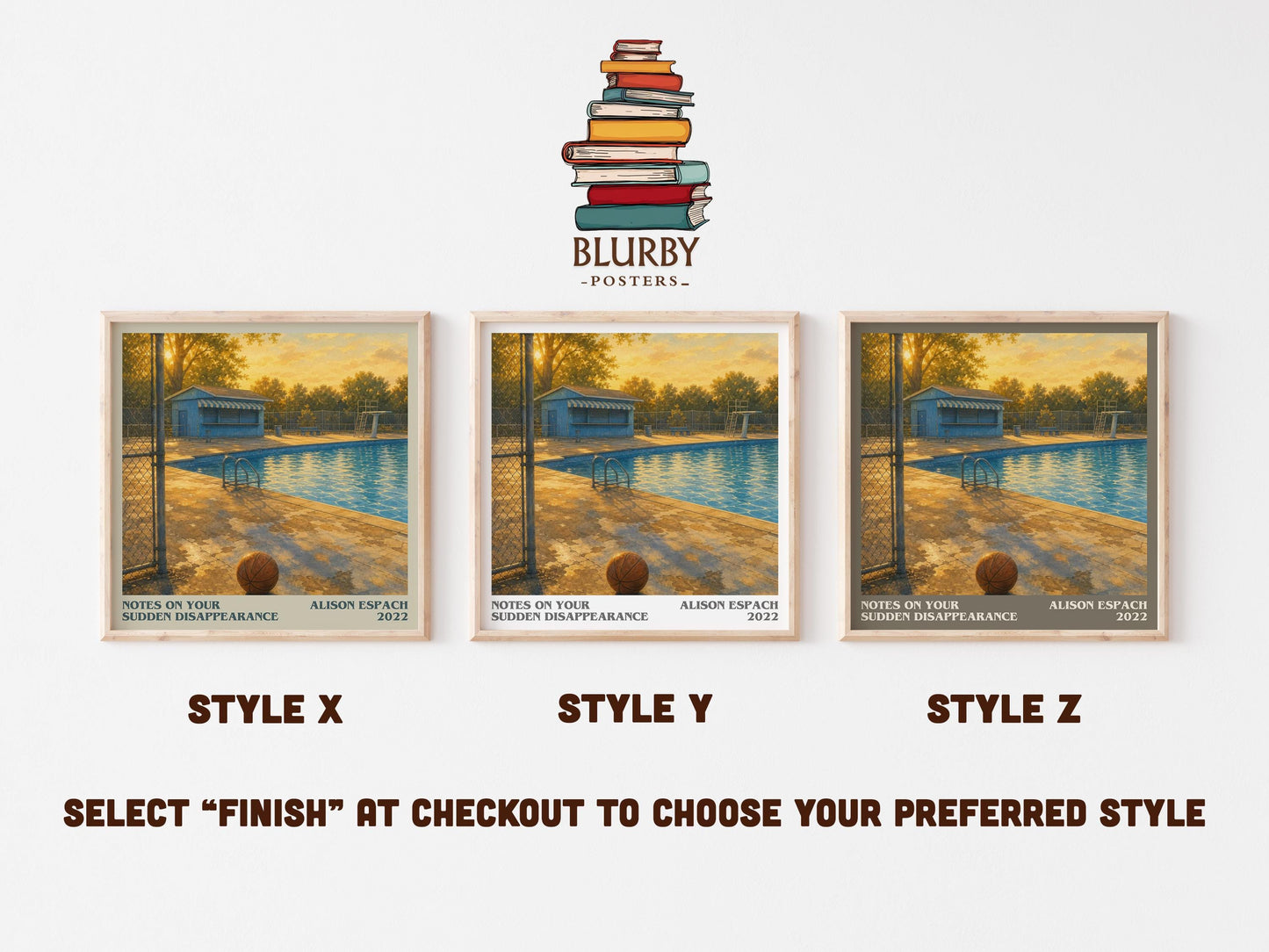 Notes On Your Sudden Disappearance Literary Art Print by Alison Espach