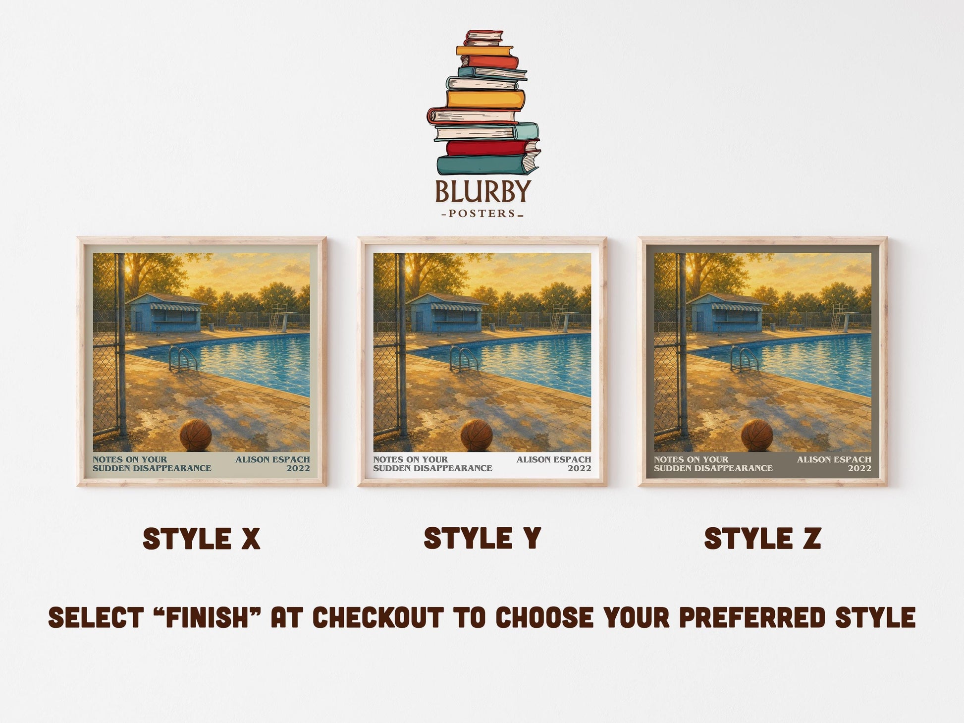Notes On Your Sudden Disappearance Literary Art Print by Alison Espach
