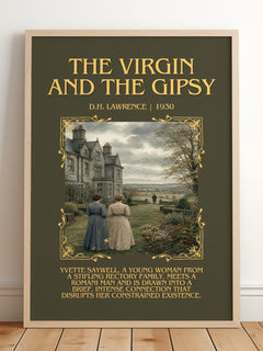 The Virgin And The Gipsy Minimalist Book Poster by D.H. Lawrence – image 2