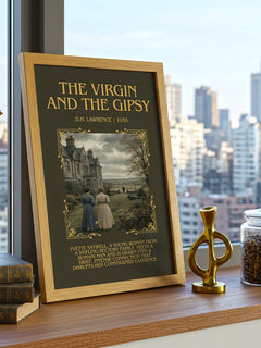The Virgin And The Gipsy Minimalist Book Poster by D.H. Lawrence – image 3