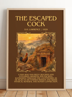 The Escaped Cock Minimalist Book Poster by D.H. Lawrence – image 2