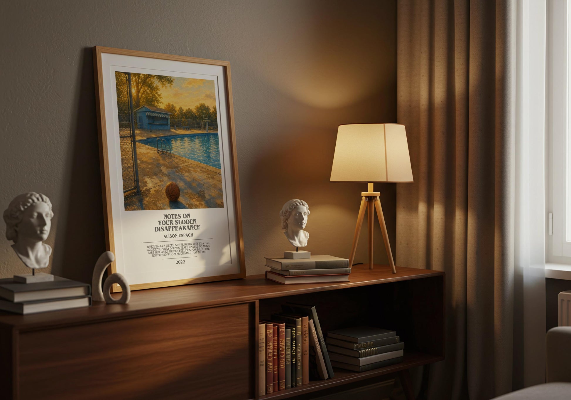 Notes On Your Sudden Disappearance Bookish Wall Art by Alison Espach