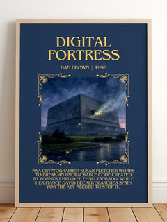 Digital Fortress Minimalist Book Poster by Dan Brown – image 2