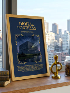 Digital Fortress Minimalist Book Poster by Dan Brown – image 3