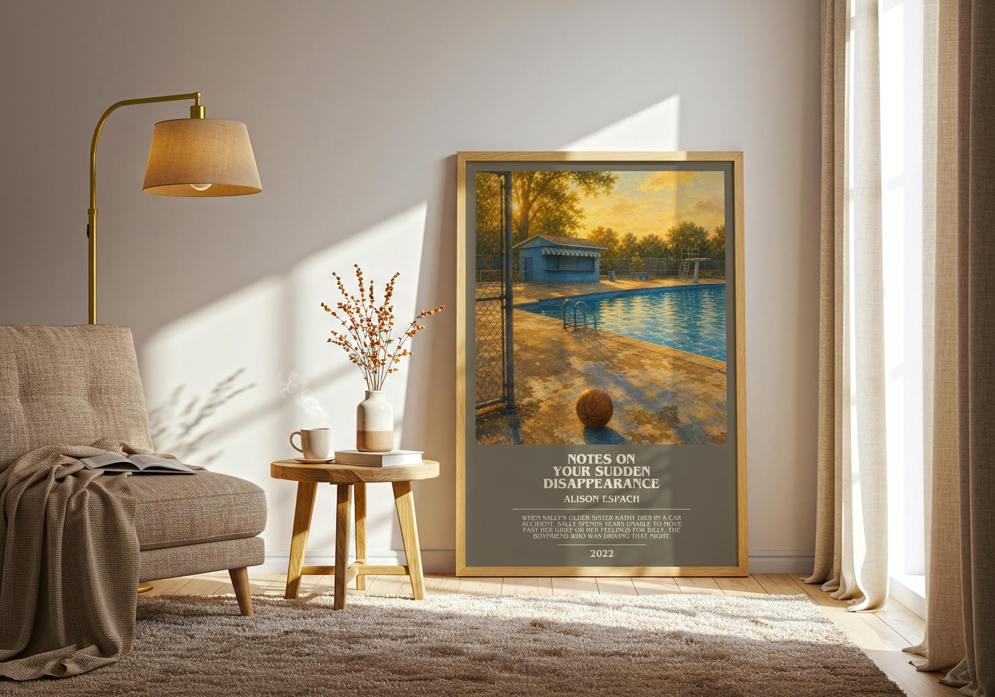 Notes On Your Sudden Disappearance Bookish Wall Art by Alison Espach