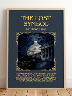 The Lost Symbol Minimalist Book Poster by Dan Brown – image 2