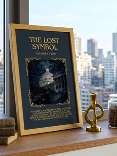 The Lost Symbol Minimalist Book Poster by Dan Brown – image 3