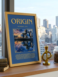 Origin Minimalist Book Poster by Dan Brown – image 3