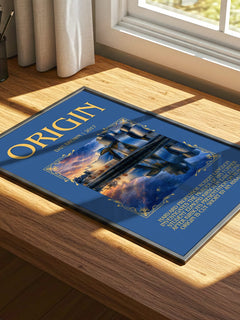 Origin Minimalist Book Poster by Dan Brown – image 4