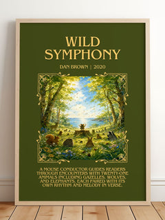 Wild Symphony Minimalist Book Poster by Dan Brown – image 2