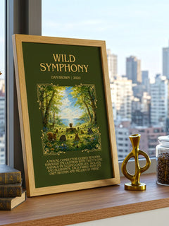 Wild Symphony Minimalist Book Poster by Dan Brown – image 3
