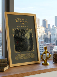 Journal Of The Plague Year Minimalist Book Poster by Daniel Defoe – image 3