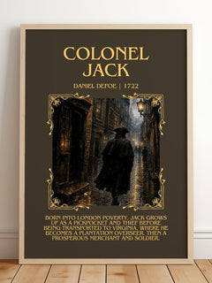 Colonel Jack Minimalist Book Poster by Daniel Defoe – image 2