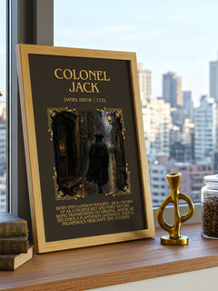 Colonel Jack Minimalist Book Poster by Daniel Defoe – image 3