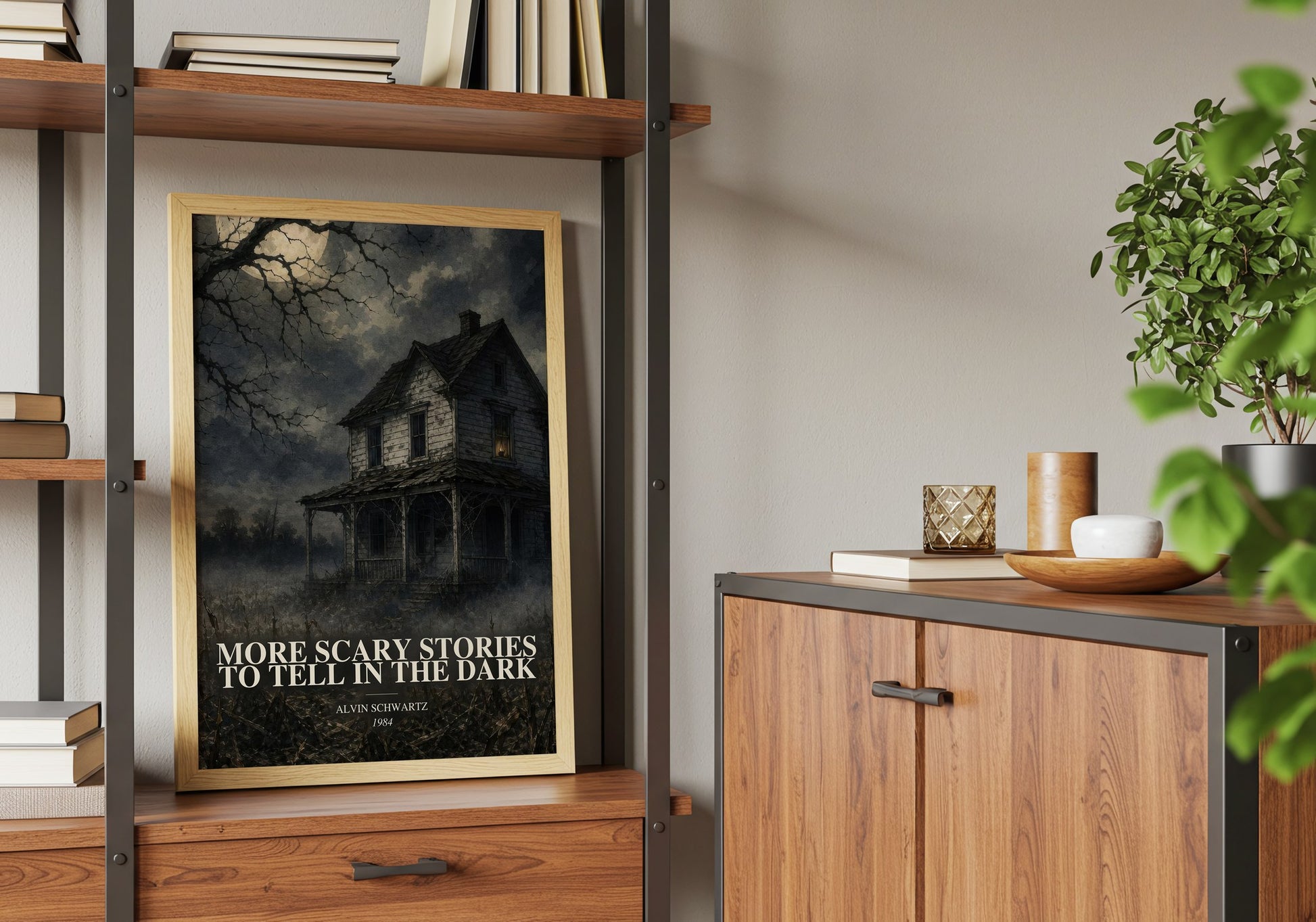 More Scary Stories To Tell In The Dark book watercolour illustration paper finish options – matte satin gloss