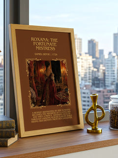 Roxana: The Fortunate Mistress Minimalist Book Poster by Daniel Defoe – image 3