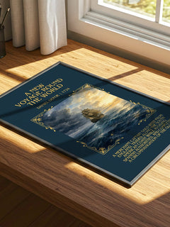 A New Voyage Round The World Minimalist Book Poster by Daniel Defoe – image 4