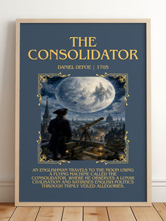 The Consolidator Minimalist Book Poster by Daniel Defoe – image 2