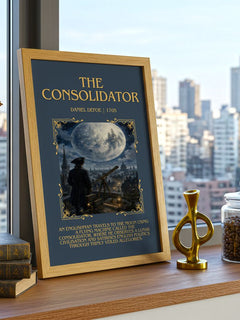 The Consolidator Minimalist Book Poster by Daniel Defoe – image 3