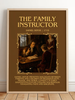 The Family Instructor Minimalist Book Poster by Daniel Defoe – image 2