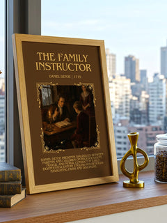 The Family Instructor Minimalist Book Poster by Daniel Defoe – image 3