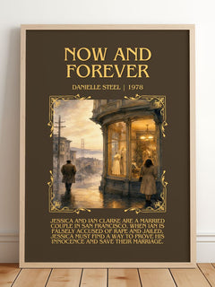 Now And Forever Minimalist Book Poster by Danielle Steel – image 2