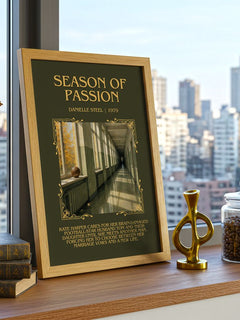 Season Of Passion Minimalist Book Poster by Danielle Steel – image 3