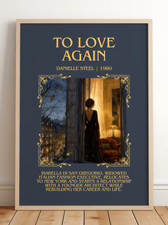 To Love Again Minimalist Book Poster by Danielle Steel – image 2