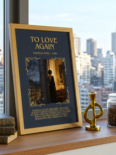 To Love Again Minimalist Book Poster by Danielle Steel – image 3