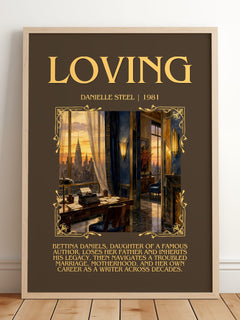 Loving Minimalist Book Poster by Danielle Steel – image 2