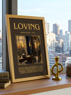 Loving Minimalist Book Poster by Danielle Steel – image 3