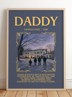 Daddy Minimalist Book Poster by Danielle Steel – image 2