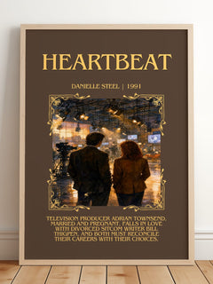 Heartbeat Minimalist Book Poster by Danielle Steel – image 2