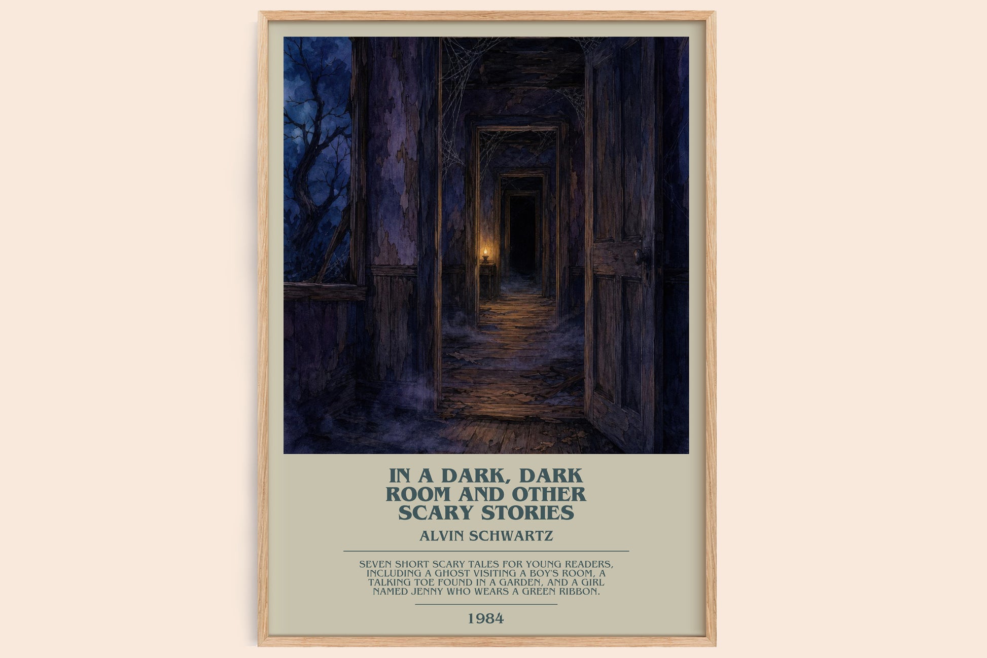 In A Dark, Dark Room And Other Scary Stories Bookish Wall Art – A.