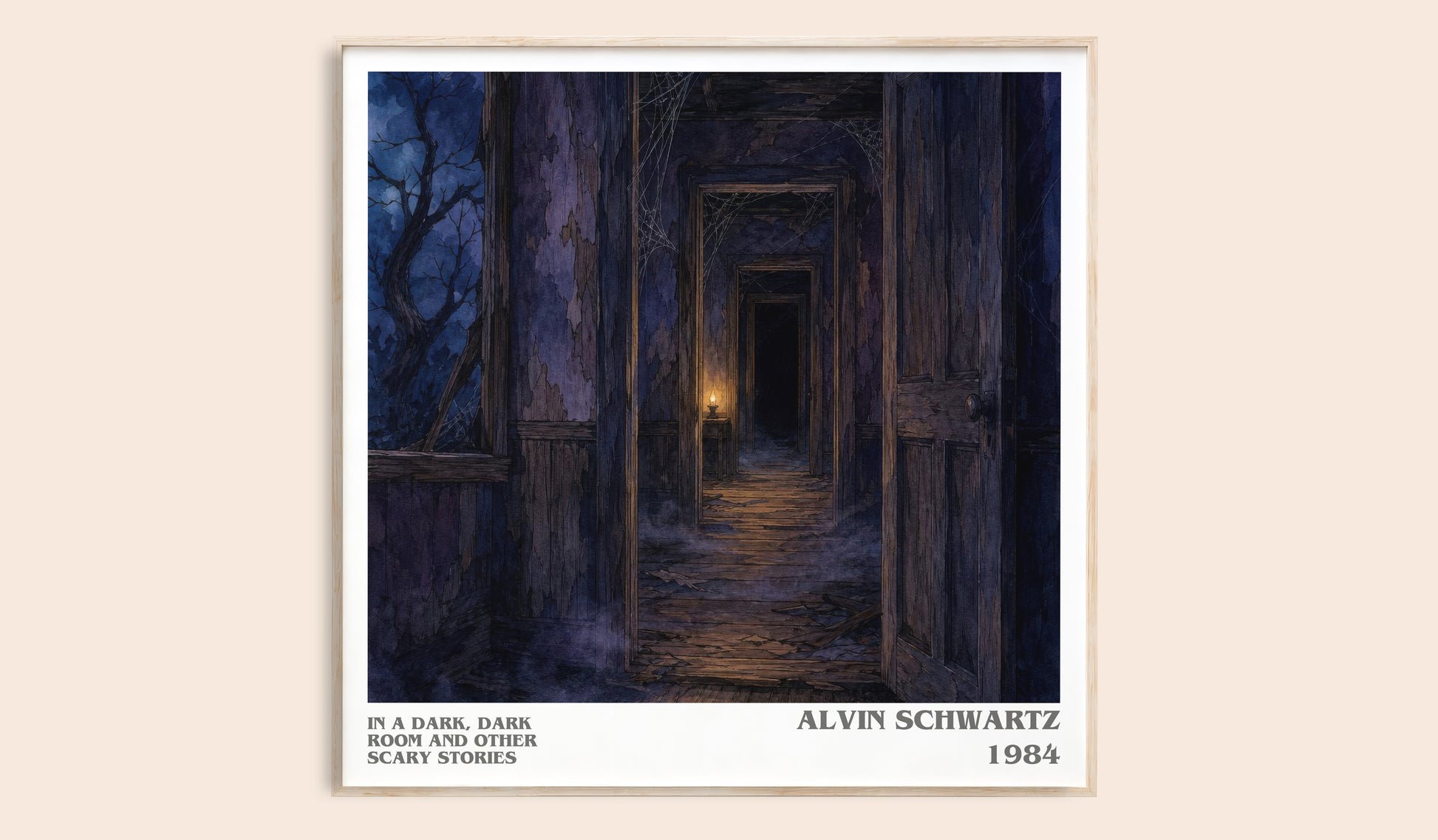 In A Dark, Dark Room And Other Scary Stories Literary Art Print – A.