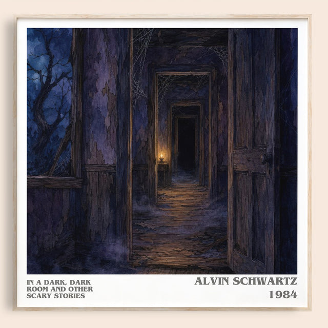In A Dark, Dark Room And Other Scary Stories Literary Art Print – A.