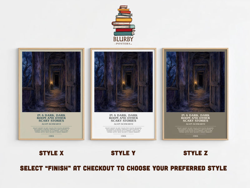 In A Dark, Dark Room And Other Scary Stories Bookish Wall Art – A.