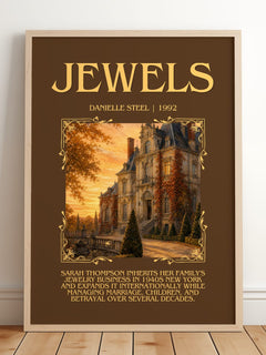 Jewels Minimalist Book Poster by Danielle Steel – image 2