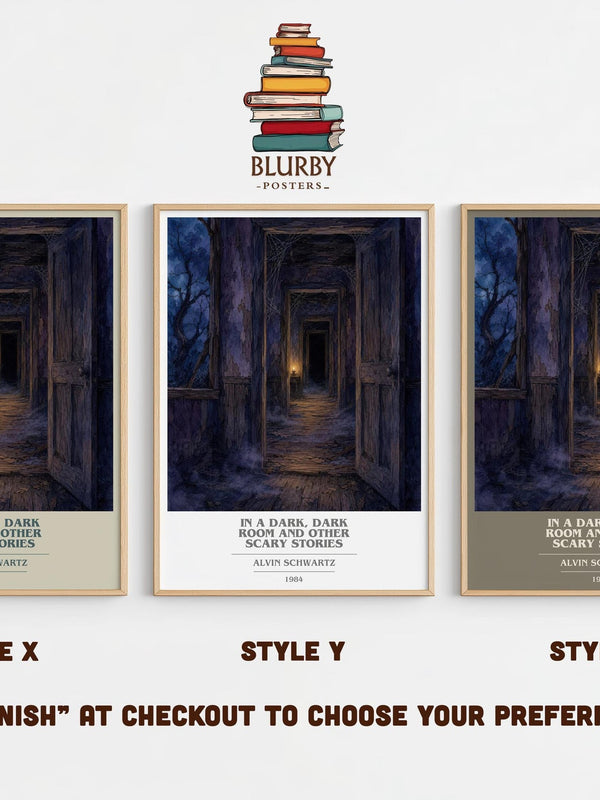 In A Dark, Dark Room And Other Scary Stories Book Cover Poster – A.